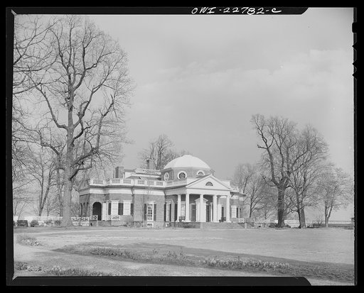 Charlottesville, Virginia. Monticello, home of Thomas Jefferson