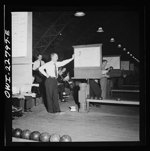 Washington, D.C. Scorekeeper at a bowling alley