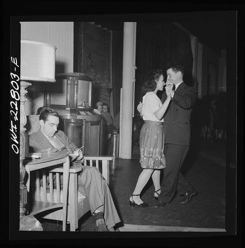 Washington, D.C. Dancing to the music of a juke box at the Walsh Club for federal employees
