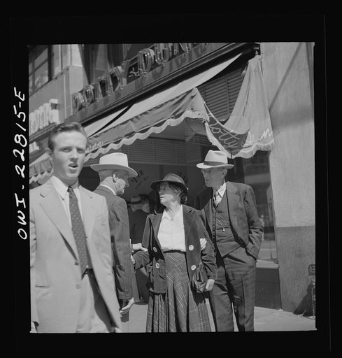 Los Angeles, California. People on the street