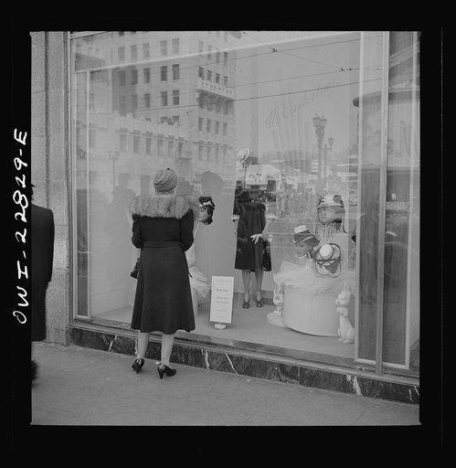 Los Angeles, California. Window shopping