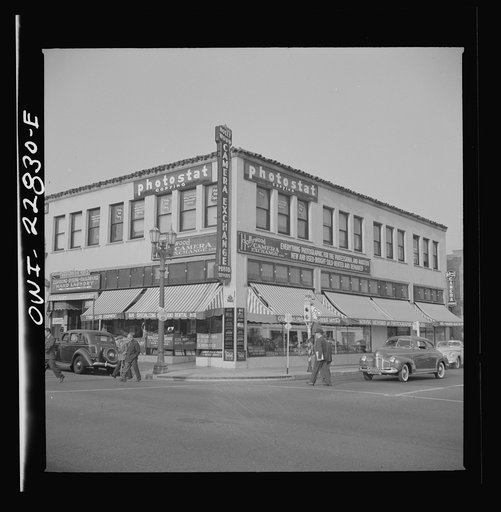 Hollywood, California. Street corner