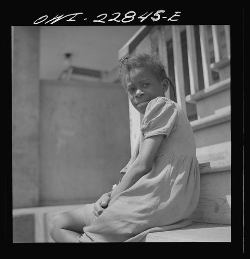New Orleans, Louisiana. Little girl