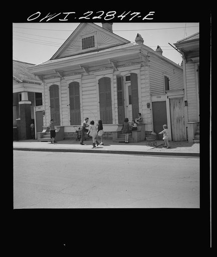 New Orleans, Louisiana. Children jumping rope