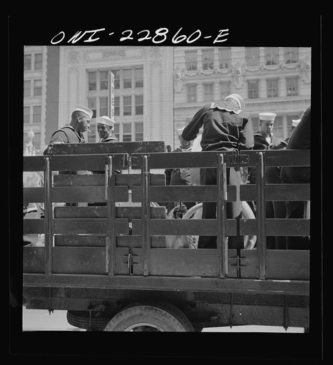 Untitled photo, possibly related to: New Orleans, Louisiana. Negro sailors