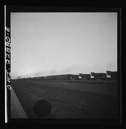 Untitled photo, possibly related to: Lafayette (vicinity), Louisiana. Train