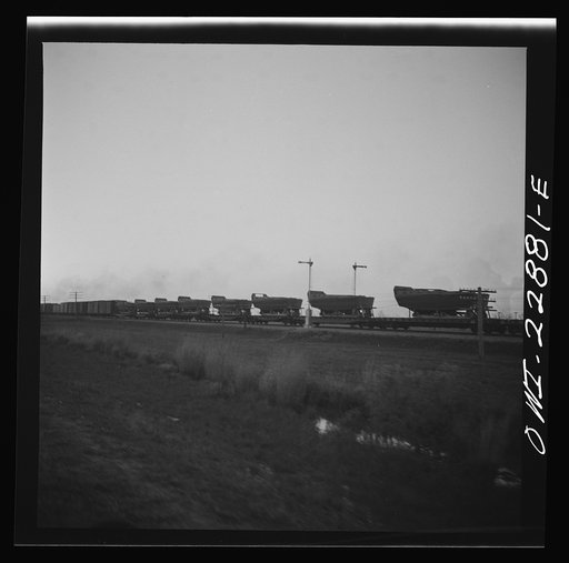 Untitled photo, possibly related to: Lafayette (vicinity), Louisiana. Train