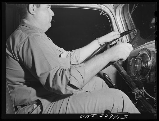 Untitled photo, possibly related to: Lafayette, Louisiana. Cajun truck driver