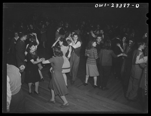 Buffalo, New York. Swingshift dance held weekly at the Main-Utica ballroom from midnight to four a.m.