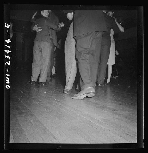 Untitled photo, possibly related to: Buffalo, New York. At the swingshift dance held weekly from midnight to four a.m. at the Main-Utica ballroom