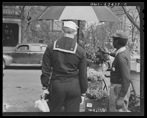 Untitled photo, possibly related to: Washington, D.C. Easter flower stand