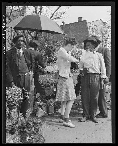 Washington, D.C. Easter flower stand