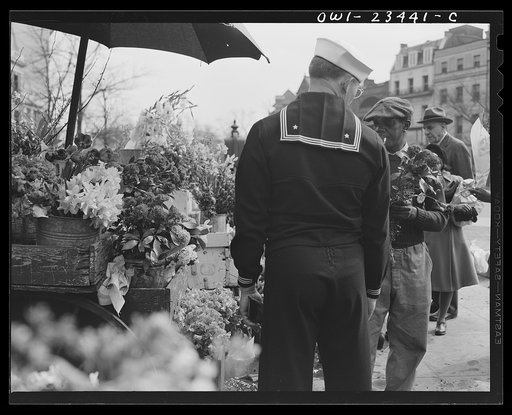 Untitled photo, possibly related to: Washington, D.C. Easter flower stand