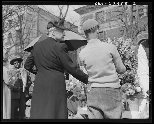 Washington, D.C. Easter flower stand