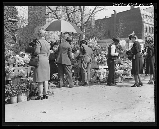 Washington, D.C. Easter flower stand