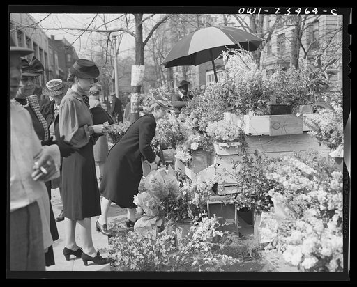 Washington, D.C. Easter flower stand