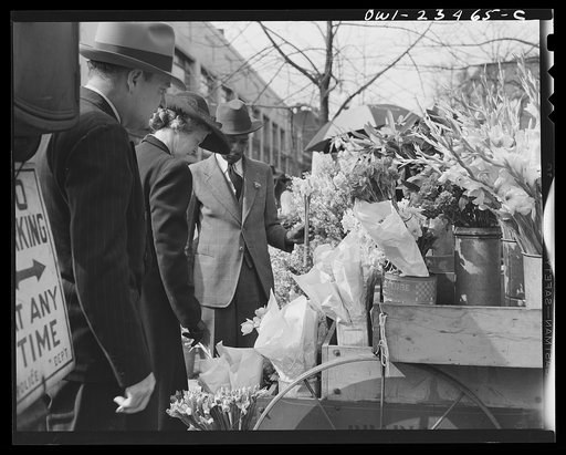 Washington, D.C. Easter flower stand