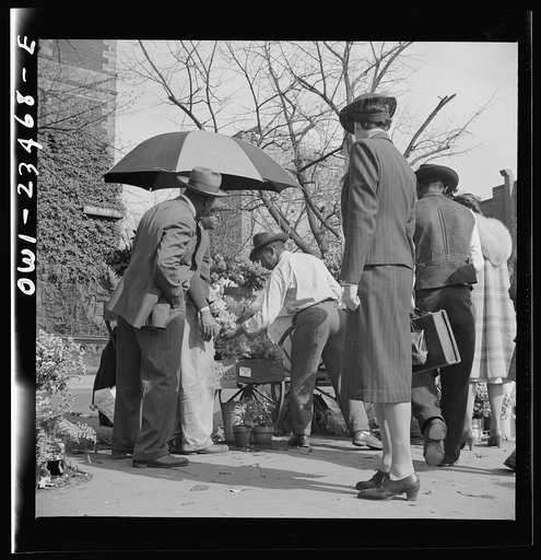 Washington, D.C. Easter flower stand
