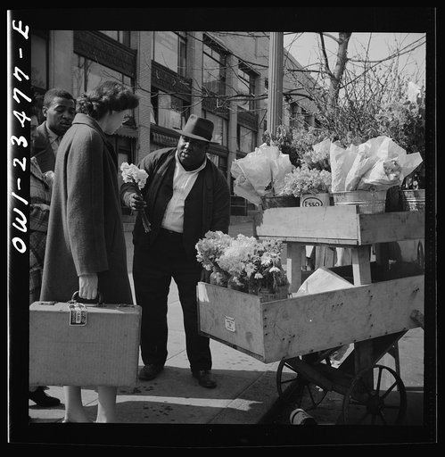 Washington, D.C. Easter flower stand