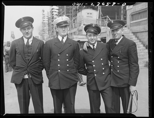 Bethlehem-Fairfield shipyards, Baltimore, Maryland. Bethlehem-Fairfield guards