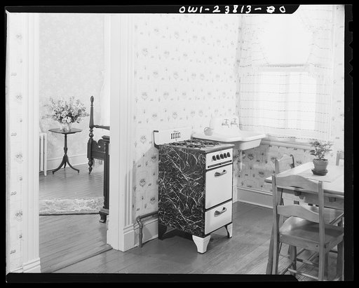 A federal emergency housing project apartment, converted from a tenement