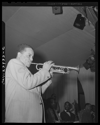New York, New York. Trumpet player in Duke Ellington's orchestra at the Hurricane cabaret