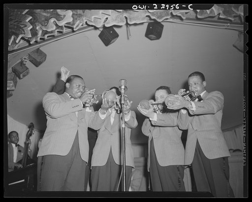 New York, New York. Duke Ellington's trumpet section