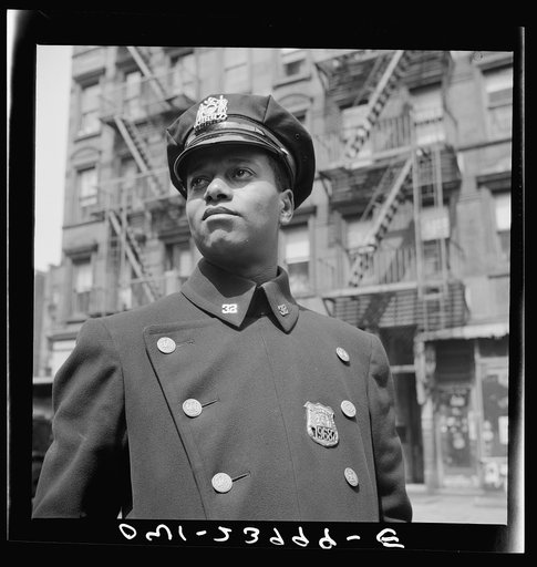 New York, New York. Policeman no. 19687