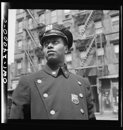 Untitled photo, possibly related to: New York, New York. Policeman no. 19687