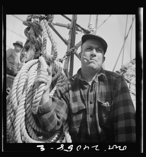 New York, New York. New England fisherman
