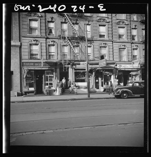 New York, New York. A tenament house in Harlem