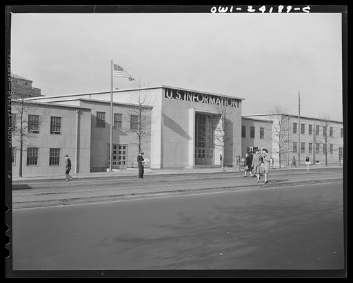 Washington, D.C. Exterior of the U.S. Information building