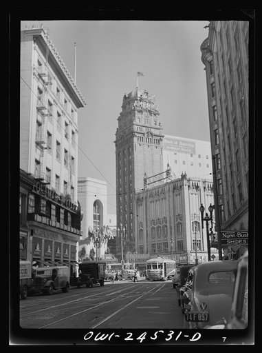 Untitled photo, possibly related to: San Francisco, California. The Bank of America