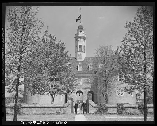 Untitled photo, possibly related to: Willamsburg, Virginia. The capitol of the Virginia colony during the eighteenth century which was reconstructed and restored to its original state by John D. Rockefeller, Jr. during the 1930s. The capitol, originally erected in 1701-1705, was the meeting place of