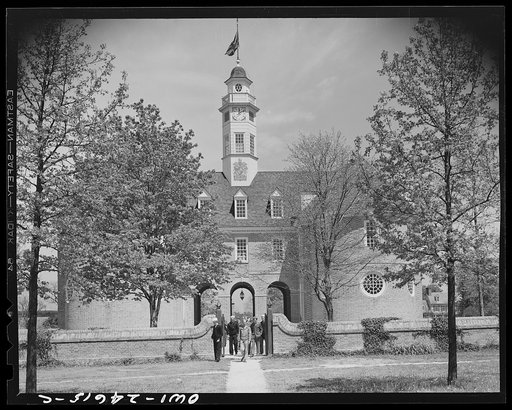 Untitled photo, possibly related to: Willamsburg, Virginia. The capitol of the Virginia colony during the eighteenth century which was reconstructed and restored to its original state by John D. Rockefeller, Jr. during the 1930s. The capitol, originally erected in 1701-1705, was the meeting place of