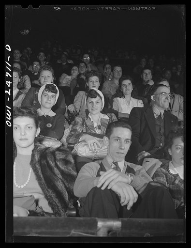 Buffalo, New York. Audience at late moving picture show which starts between 1:30 and 2:00 a.m. once a week, especially for workers on the swing shift