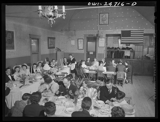Buffalo, New York. The wedding of Cecelia Wrazen and Bronislaus Nowak, who work at Ross Heater, makers of condensers for the Navy. They are of Polish descent. He is temporarily deferred from the Army because of his essential work