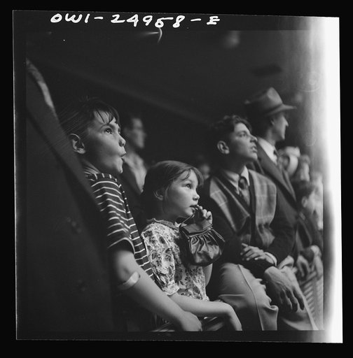 Washington, D.C. Children watching the animals at the National Zoological Park