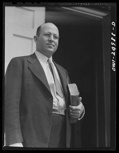 San Augustine, Texas. Reverend Webb, the Baptist minister