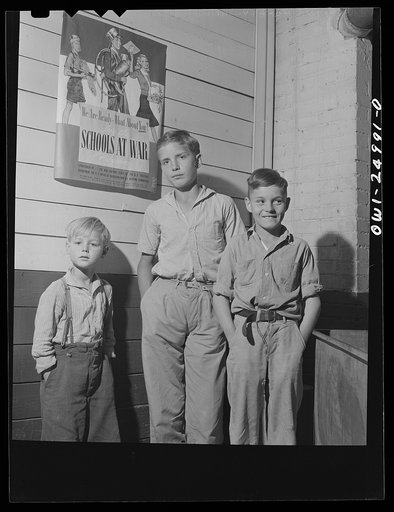 San Augustine, Texas. Rural school children
