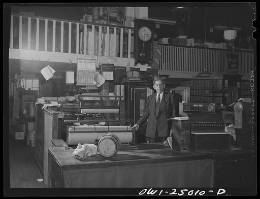 San Augustine, Texas. H.D. Clark, department store owner, who is also a member of the town council