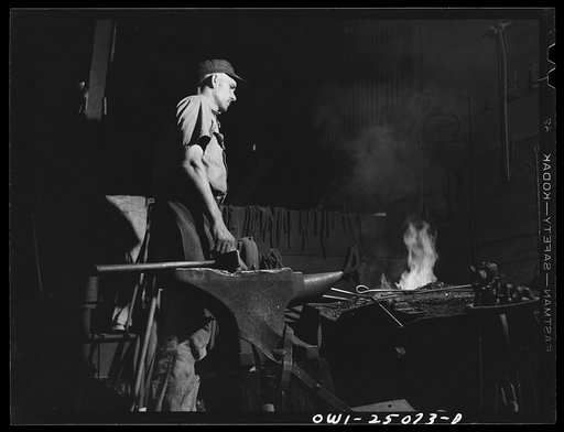 San Augustine, Texas. Blacksmith