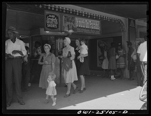 San Augustine, Texas. Movie theater