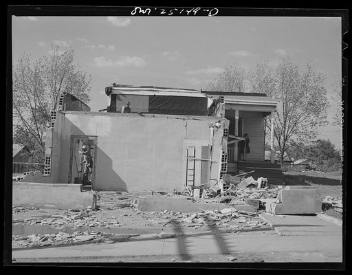 San Augustine, Texas. A house which was destroyed by the March tornado