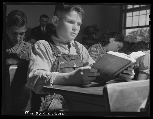 San Augustine, Texas. A school boy