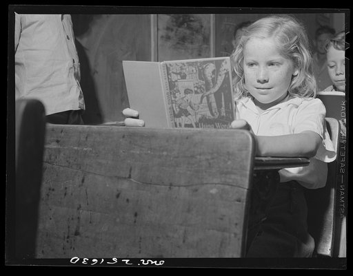 San Augustine, Texas. A school girl