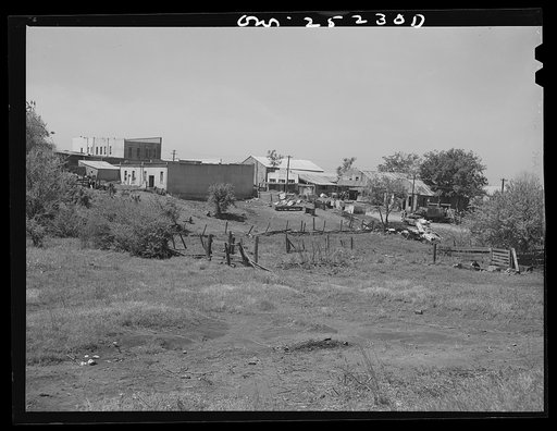 San Augustine, Texas. The edge of town