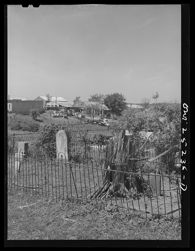 Untitled photo, possibly related to: San Augustine, Texas. The town from the cemetery
