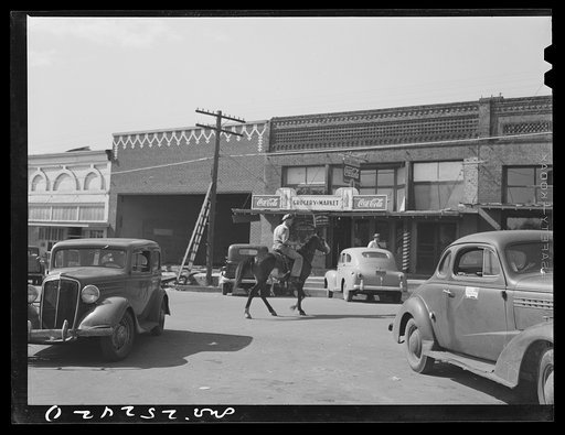 Untitled photo, possibly related to: San Augustine, Texas. A man going to the livestock auction