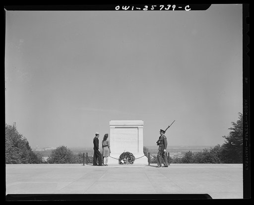 Arlington, Virginia. Tomb of the Unknown Soldier in Arlington Cemetery